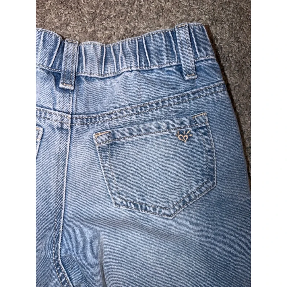 Girl wide leg cargo jeans size 7
